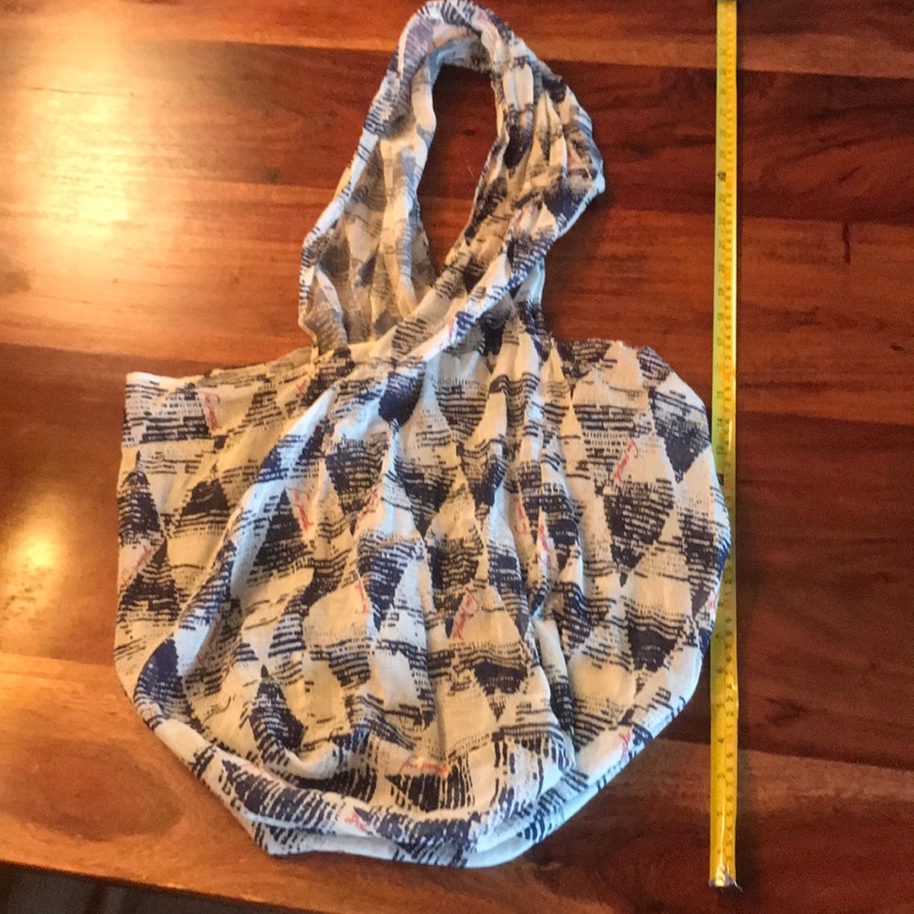 Free people fabric tote bag